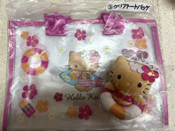 일광화상 키티 클리어 토트백 마스코트 키링 토트백