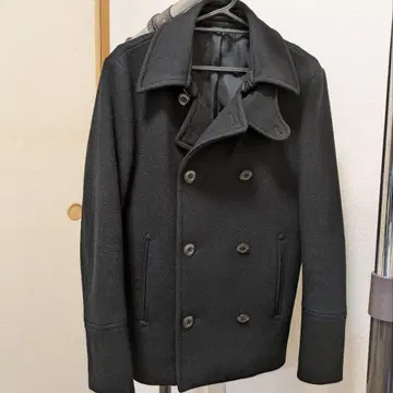 ATTACHMENT 울 피 코트 블랙