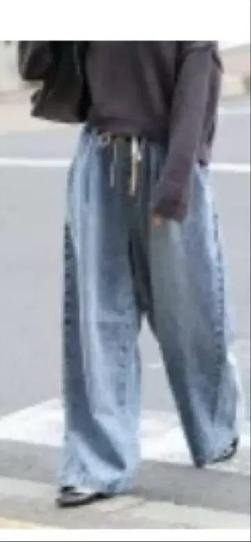 저널 스탠다드 이지 데님 와이드 팬츠