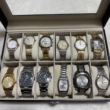 새상품급 SEIKO, CITIZEN 포함 손목시계 묶음 판매