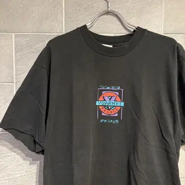 [ 레어 ] 90s vintage VUARNET 블랙 T셔츠 페이드