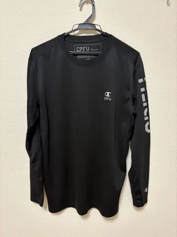Champion CPFU 블랙 긴팔 티셔츠 L