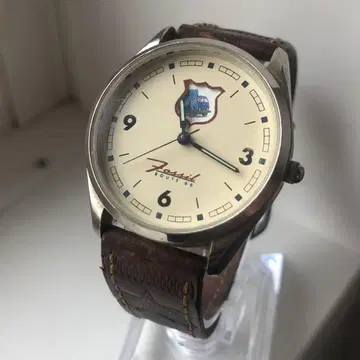 [ 레어 ] FOSSIL 파슬 ROUTE66 손목시계 아이보리 다이얼