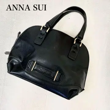 [ 새상품급 ] ANNA SUI 블랙 핸드백 숄더백 가죽