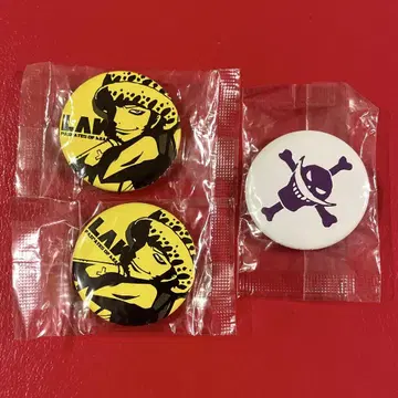 ONE PIECE 미니 캔뱃지 3개 세트