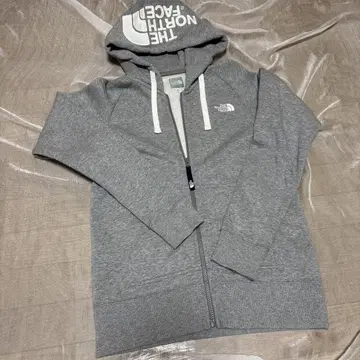 THE NORTH FACE 그레이 후드티 풀 집업 L 사이즈