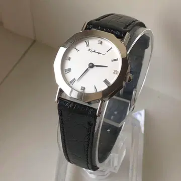 칼 라거 실버 925 silver 쿼츠 손목시계 화이트/블랙