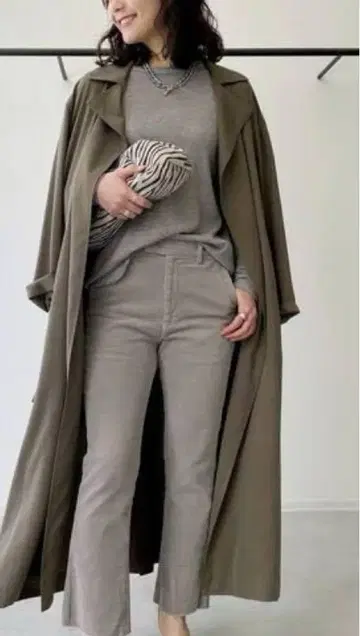 라빠르망 롱 트렌치코트