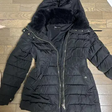 ZARA 자라 세미롱 다운 코트 다운 자켓 M 사이즈