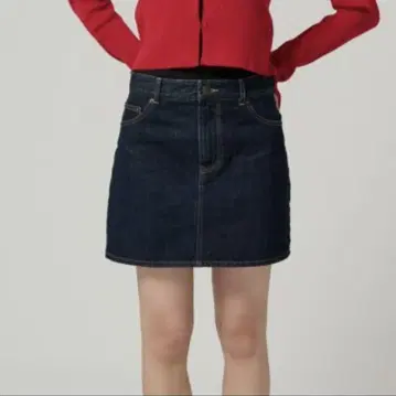 tina jojun 미니 데님 스커트 인디고 S 사이즈