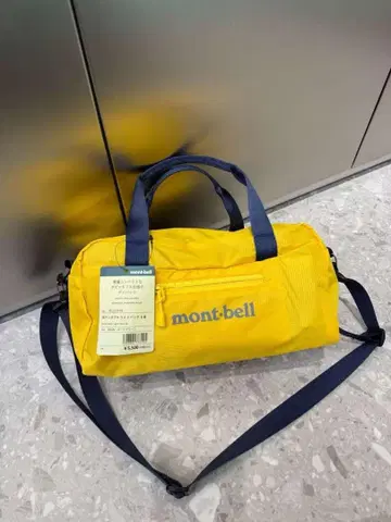 mont-bell 숄더백 옐로우 컬러