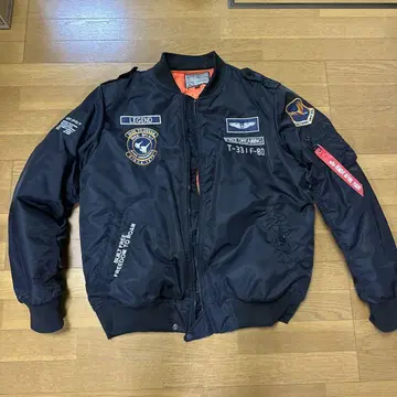 FREE SPIRIT T-33 MA-1 자켓 5XL 네이비