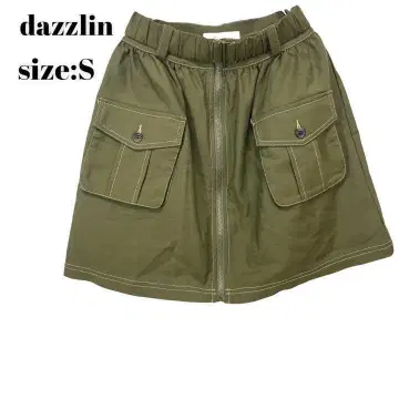 dazzlin 스커트 미니 귀여운 멋진 구제 의류