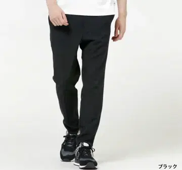 뉴발란스 더 시티 블랙 슬랙스 스트레치 소재