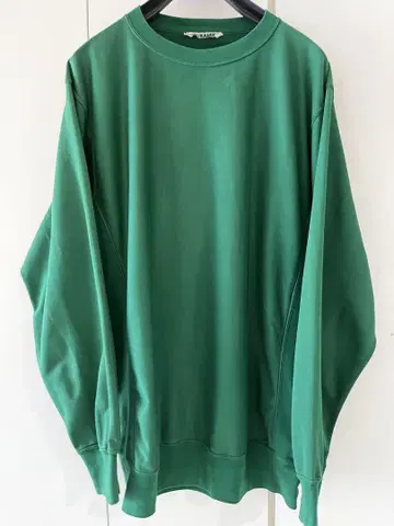 AURALEE ELASTIC HIGH GAUGE SWEAT 4