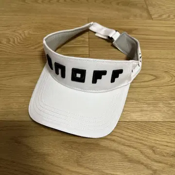 화이트 로고 바이저