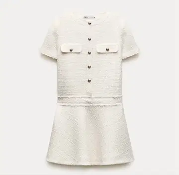 ZARA 화이트 미니 원피스