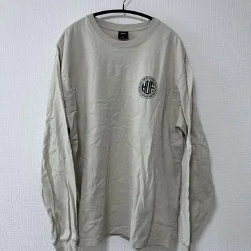 HUF 긴팔 티셔츠 XL 베이지