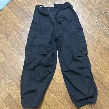 카고 팬츠 블랙