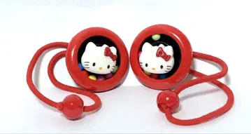 산리오 헬로키티 레트로 레어 키티 포니테일 홀더
