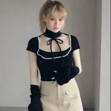 Kitty knit set 블랙 정품 암 포함