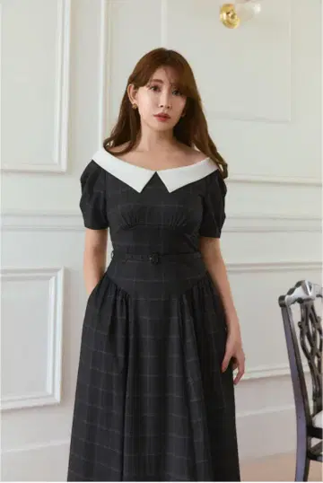 Herlipto Coralie Belted Dress S