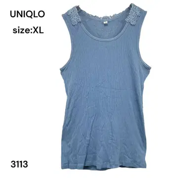 유니클로 UNIQLO 셔츠 탱크탑 슬리브리스 상의 XL