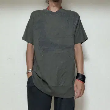 일본제 GOMME HOMME 고무 옴 프린트 T셔츠 2