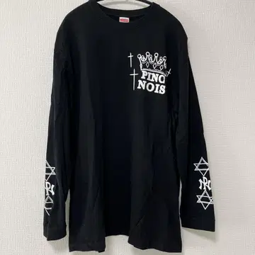 PINC NOISE 긴팔 티셔츠 핑크 노이즈
