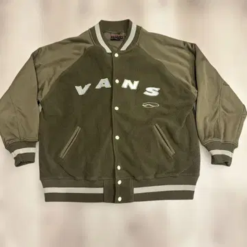 초레어! 빈티지 90s 구택 VANS 바시티 자켓 L 카키