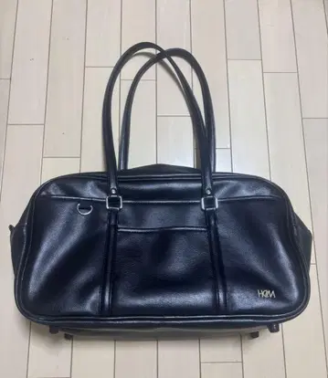 HeM 블랙 토트백 합성 피혁