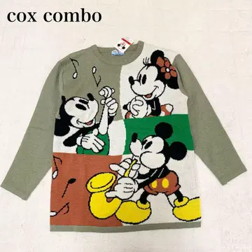 [ 미사용 새상품 ] Cox Combo 미키 미니 긴팔 스웨터 니트
