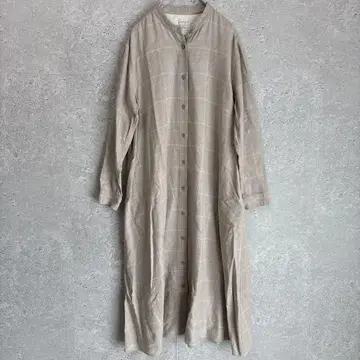 [ 무인양품 ] L 사이즈*노카라*셔츠 원피스*루즈핏*체형 커버
