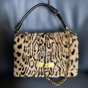 에스카다 애니멀 무늬 퍼 백