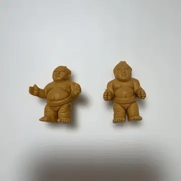 스모 선수 지우개 피규어 2체 세트 기타노우미 도시미쓰 와카노하나 칸시
