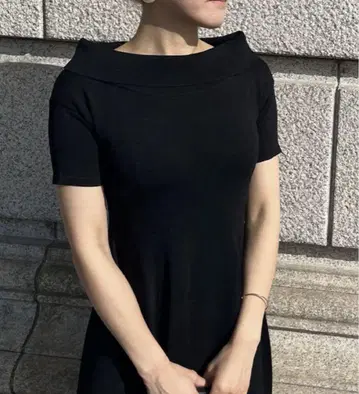 JENNE 제뉴 숄더 랩 니트 원피스