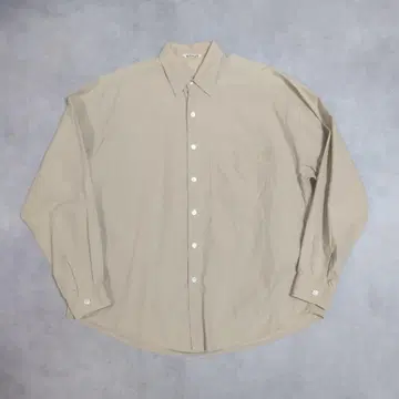 AURALEE WASHED FINX TWILL BIG SHIRTS 4