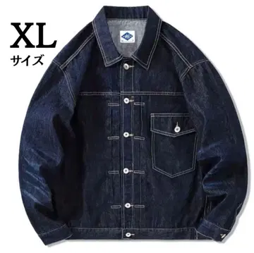데님 자켓 다크 데님 버튼 포함 자켓 XL G 자켓