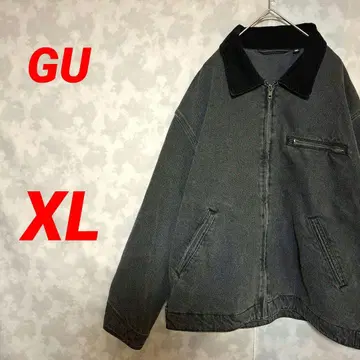 GU 지유 워시드 코튼 워크 자켓 XL