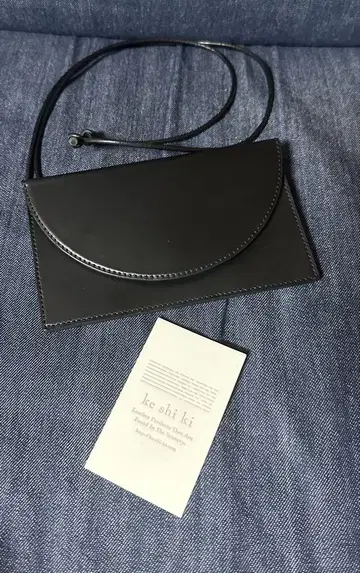 keshiki 숄더백 가죽 Long wallet shoulder