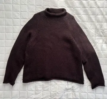 90s 택 jcrew 울 롤넥 니트