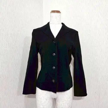 RITSUKO SHIRAHAMA 테일러드 자켓 블랙 포멀 일본제