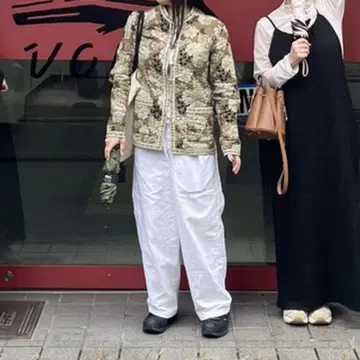 구제 의류 자켓 꽃무늬 개성 패턴