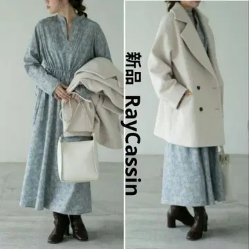 [ 새상품 ] 레이 카즌 롱 원피스 꽃무늬 롱 원피스 긴팔 A라인