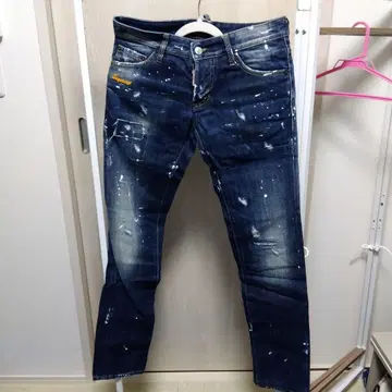 DSQUARED2 데미지 페인트 가공 데님