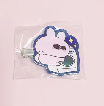 아사미미짱 클리어 컬러 앞머리 클립 시크릿