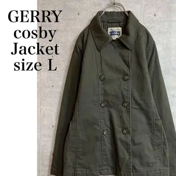 GERRY cosby 밀리터리 충전솜 더블 브레스트 자켓 카키 L