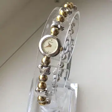 SEIKO 세이코 스완 팔찌 작동품 손목시계 실버/골드