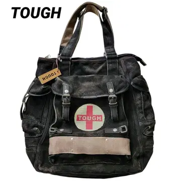 TOUGH JEANSMITH 토트백 블랙 데미지 가공 Y2K