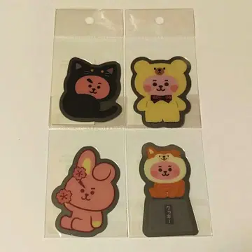 BT21 COOKY 다이컷 카드 테디베어 하치코 SAKURA